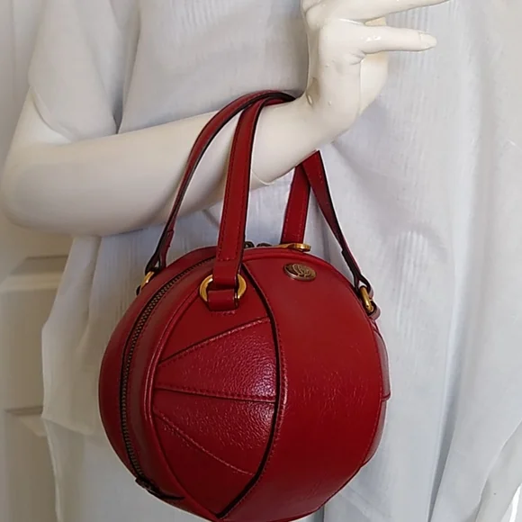 GUCCI Red Mini Tifosa Ball Bag - Authentic NWT - Picture 14 of 16